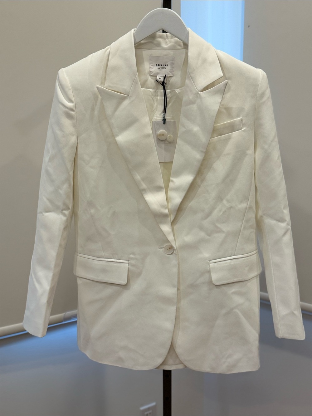 GREY LAB Oversized Notched Collar Blazer